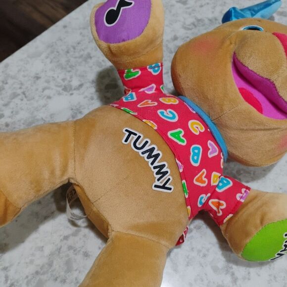 Fisher Price Laugh and Learn Dog Puppy ABC Talking Plush Musical Toy Learning - Picture 4 of 12